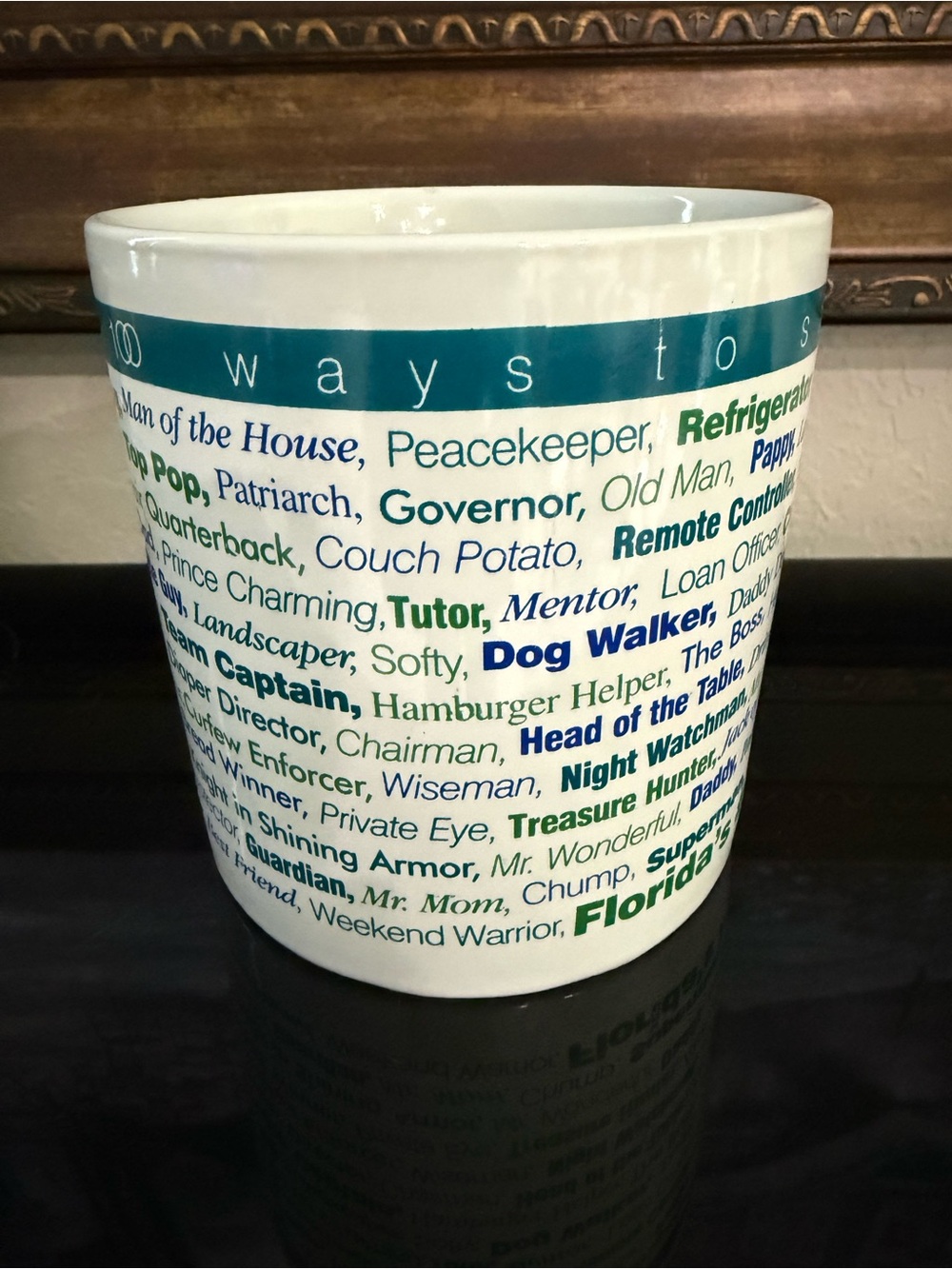 Burdines “The Florida Store” celebrates "Dad" Ceramic large 100 years Mug - Picture 3 of 8